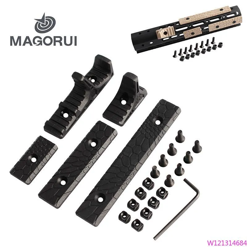 Taktisches Magorui M-Lok Handstopp-Kit für Keymod/M-Lok-Befestigungssystem M Lok Handguard Acessorios Airsoft