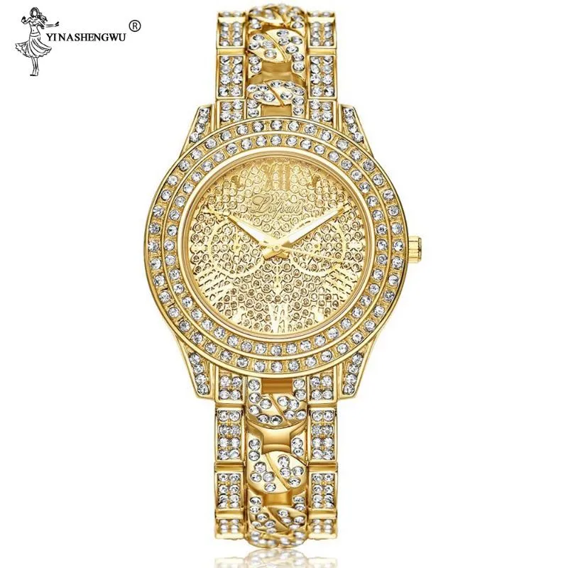 Horloges Hip Hop Goud Zilver Luxe Heren Ice Out Horloges Datum Kwarts Met Micropave CZ Strass Sieraden Uniek Voor Unisex