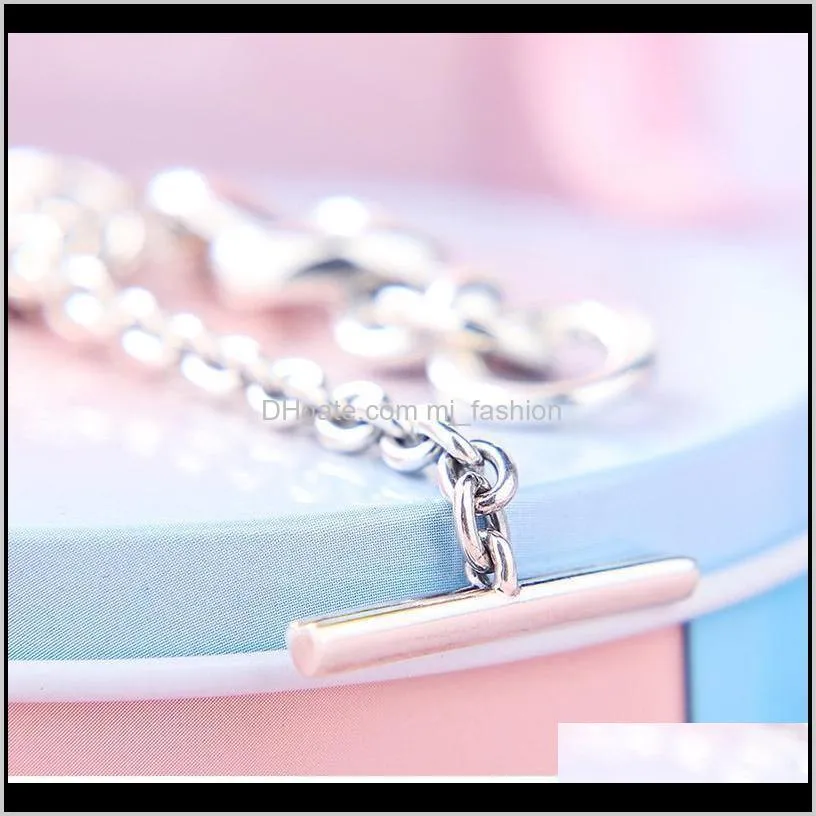 2019 new arrival 925 sterling silver hand chain bracelets original box for  knotted heart bracelet women luxury designer