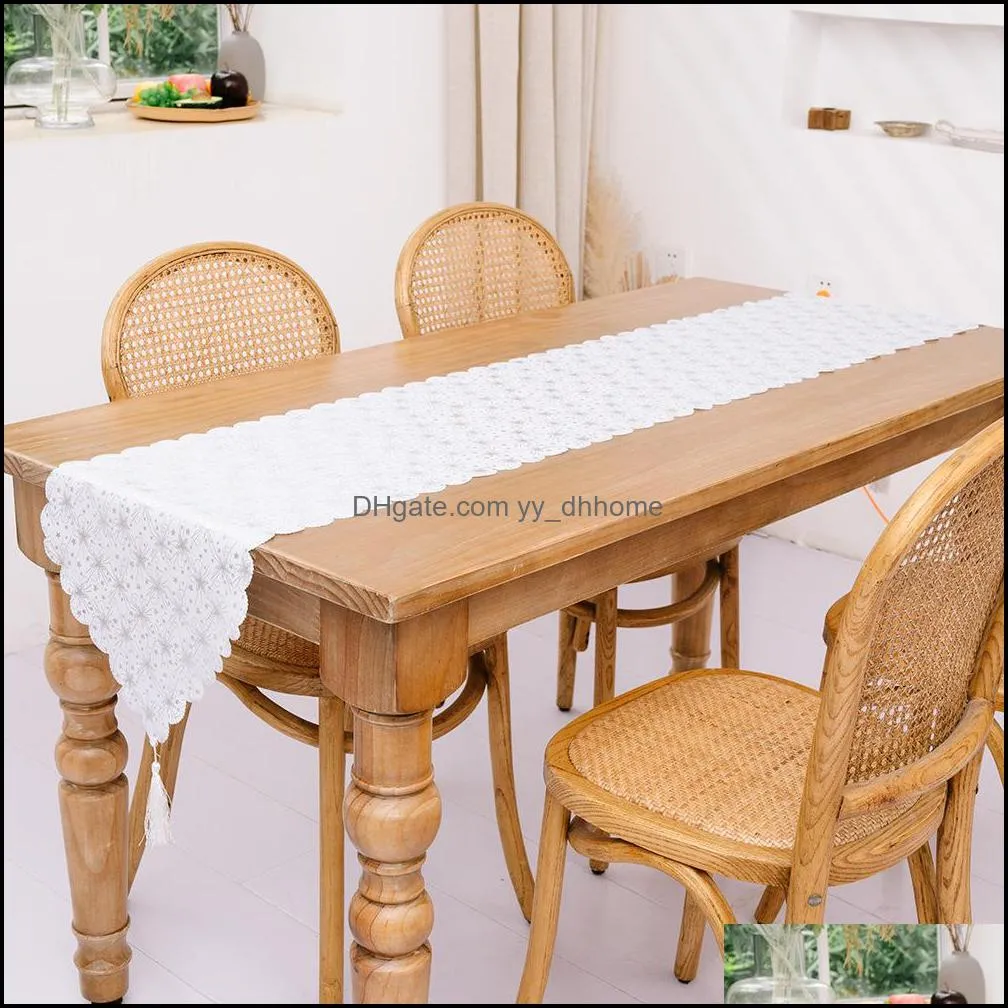 Table Runner Family Dinner Thanksgiving Christmas Holiday Party Farmhouse Home Kitchen Decoration XBJK2110