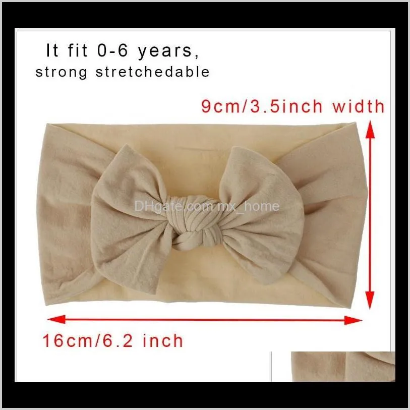 new hot sale baby bow hair band kids soft headbands toddler baby headdress infant hairbands children hair accessories