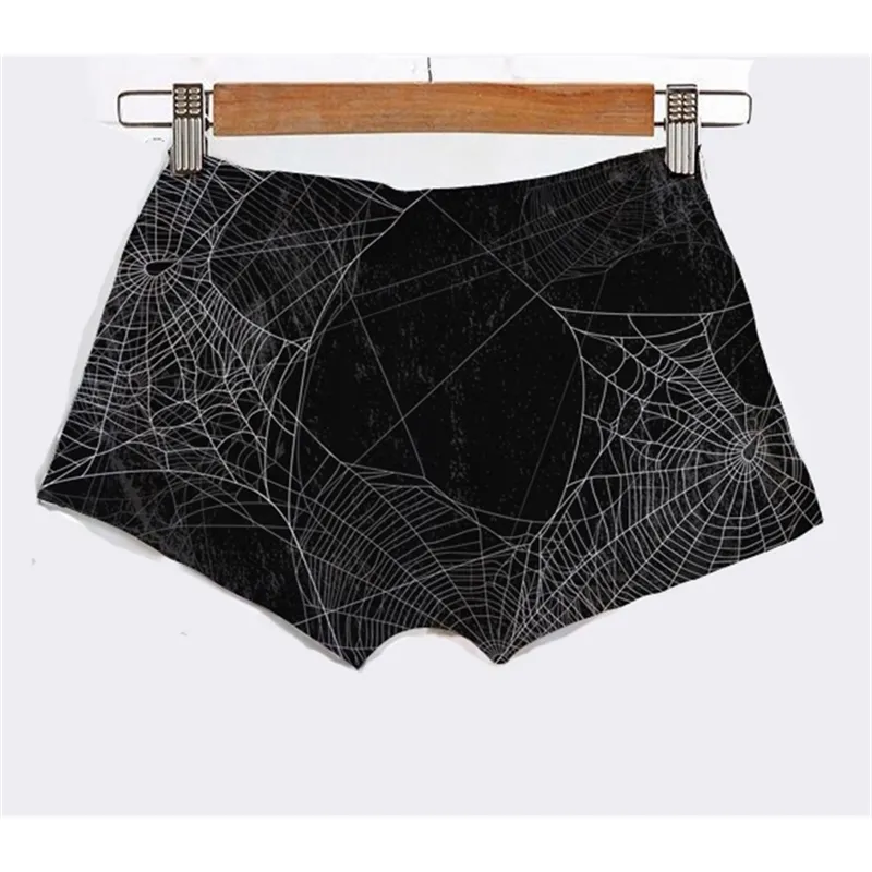 Op maat gemaakt Maak je eigen ontwerp Spiderweb Zomer Shorts Vrouwelijke Shorts 4XL 5XL 210719