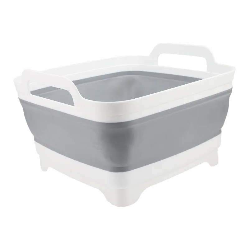 Buckets A Portable Folding Wash Bin Thickened Plastic Bucket Durable Collapsible Lightweight Washbasin For Outdoor Camping Travelling