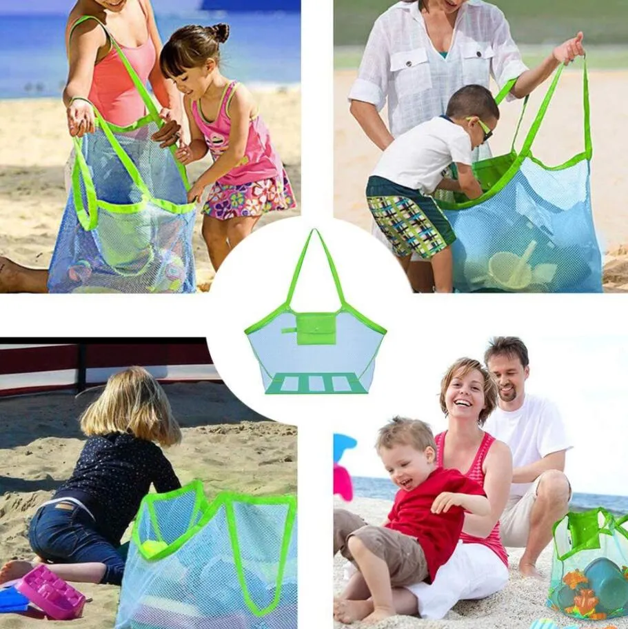 Large Size Children Sand Away Protable Mesh Bag Kids Beach Toys Clothes Towel Bag Baby Toy Storage Sundries Beach Bags For Women Women Cosmetic Makeup Bags From Prettyrose 3.21 DHgate.Com
