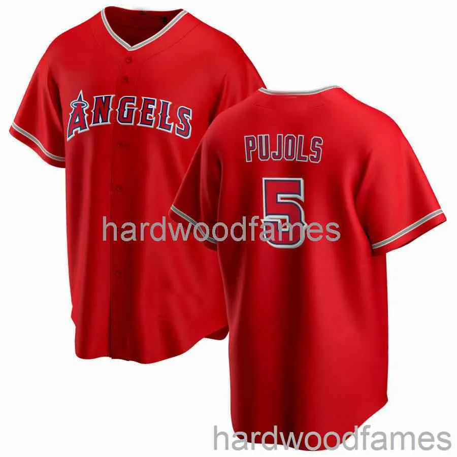 Custom Stitched Albert Pujols 5 New Era Baseball Shirt For Men And Women XS 6XL Sizes Available From Hardwoodfames 24.67 DHgate.Com