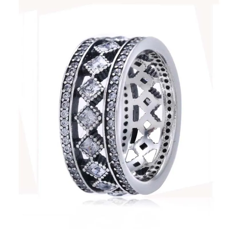 Sterling Silver Engagement Rings, Vintage Style