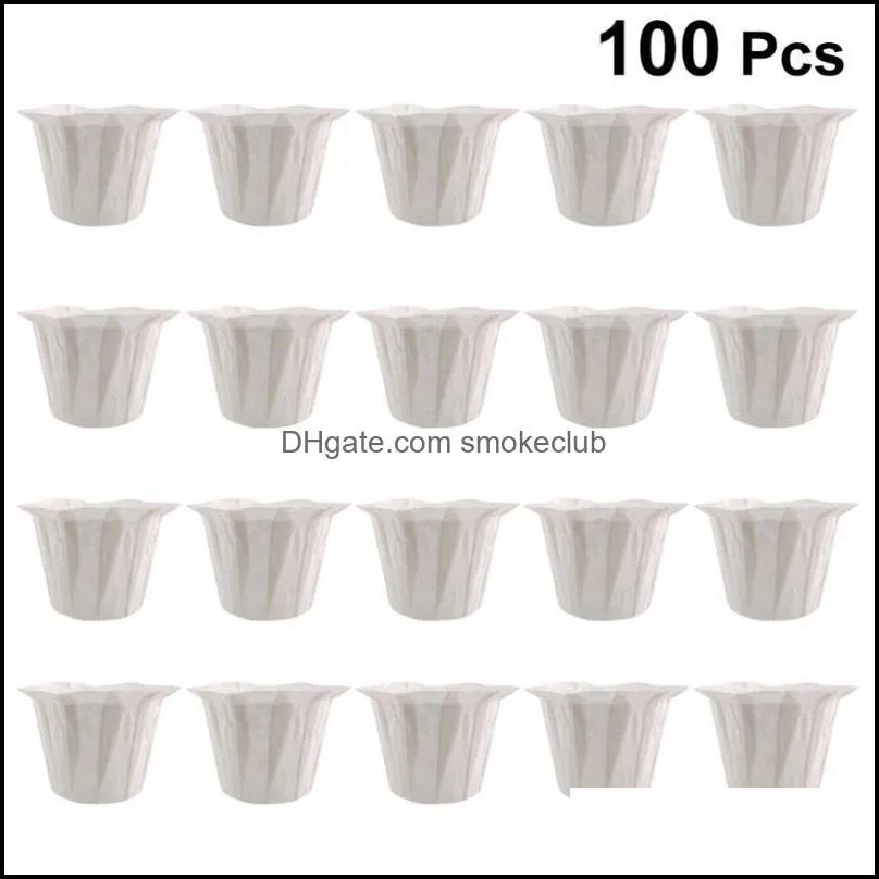 Coffee Filters 40 Pcs/2 Packs Disposable Machine Replacingt Paper Filtering Cups For Home Kitchen