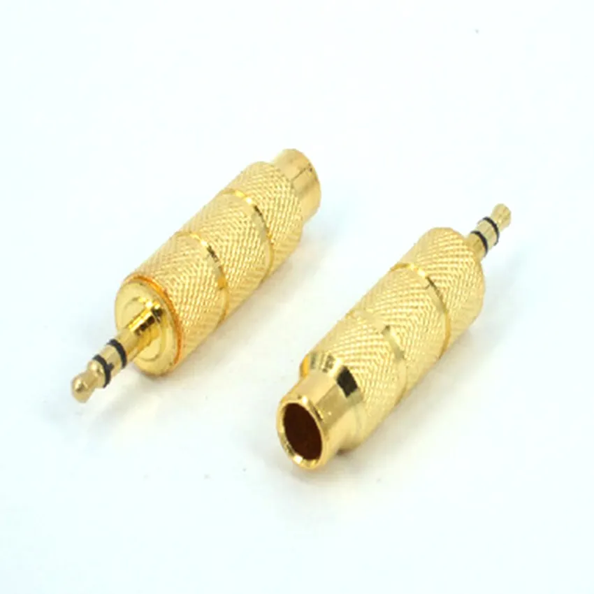 Stereo Audio Connector 5-Pack S - 6.35mm Male To 3.5mm Female Headphone Jack Converters Stereo Audio Adapter