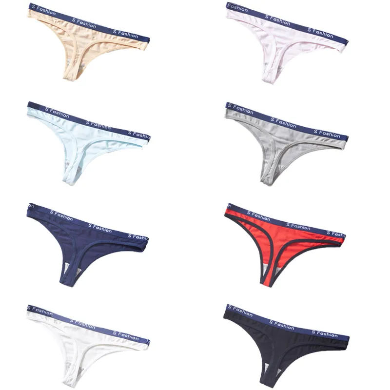 Sexy Calcinhas Mulheres G Mulheres Girlish Letra Letra Low Canty Triângulo Home Dia dos Namorados Dia Namorada Casal Mulher Privada Mulher Girls Girls Underpants 8 Cores