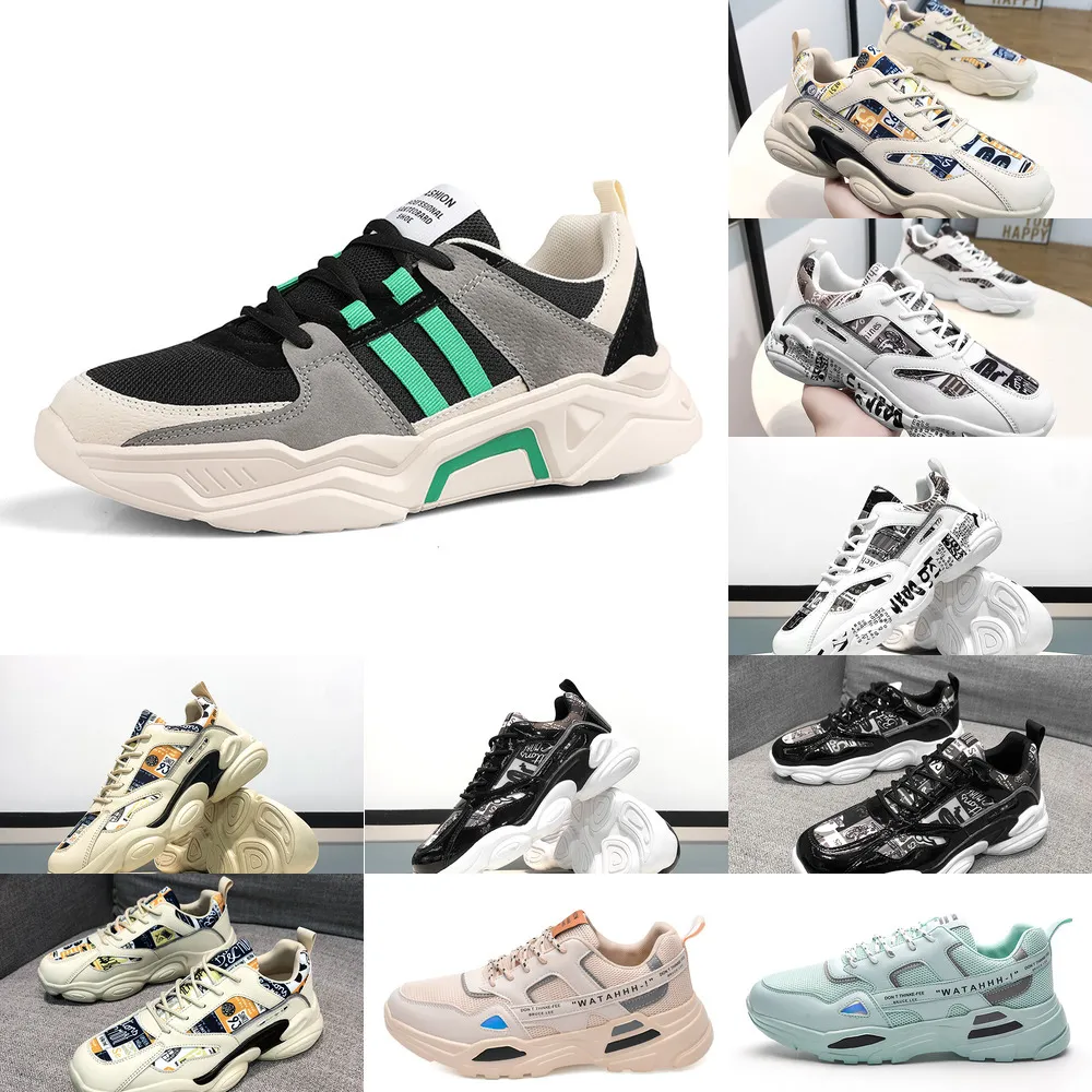 03uc för löpande skor män mens plattform tränare vit trippel svart cool grå utomhus sport sneakers storlek 39-44 22