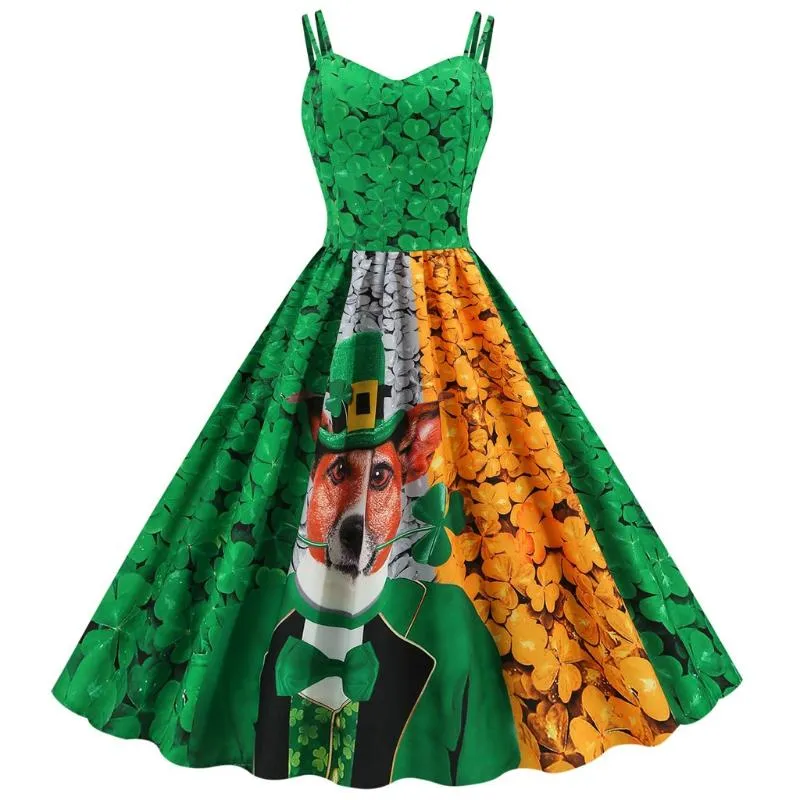 St patrick's hotsell day swing dress