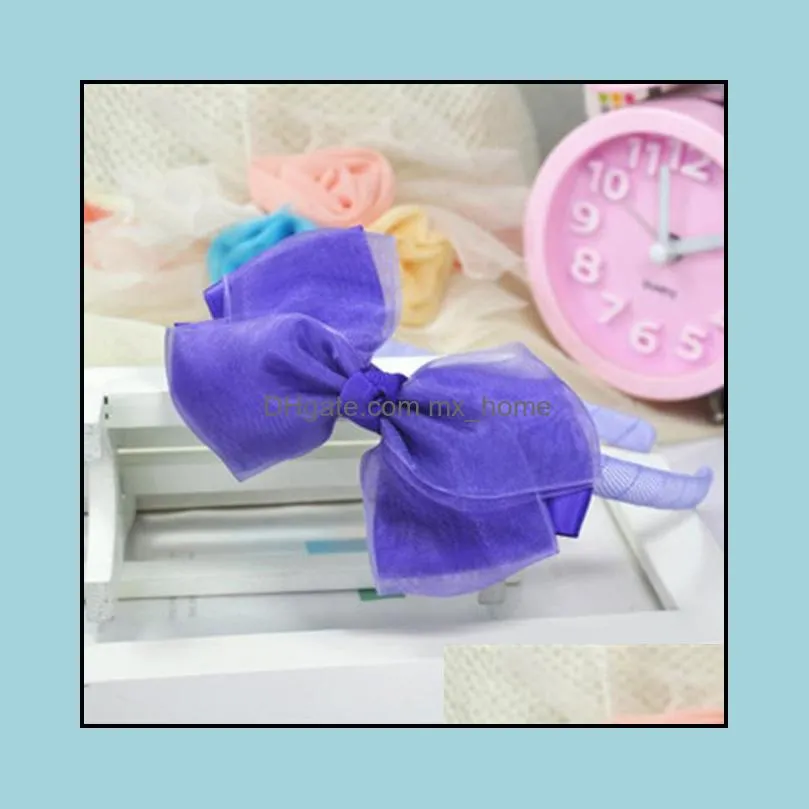 1pc Korean Girls Baby Headband Simple Bow Princess Hairpin Style Accessories Hair Claw Clips Headwear