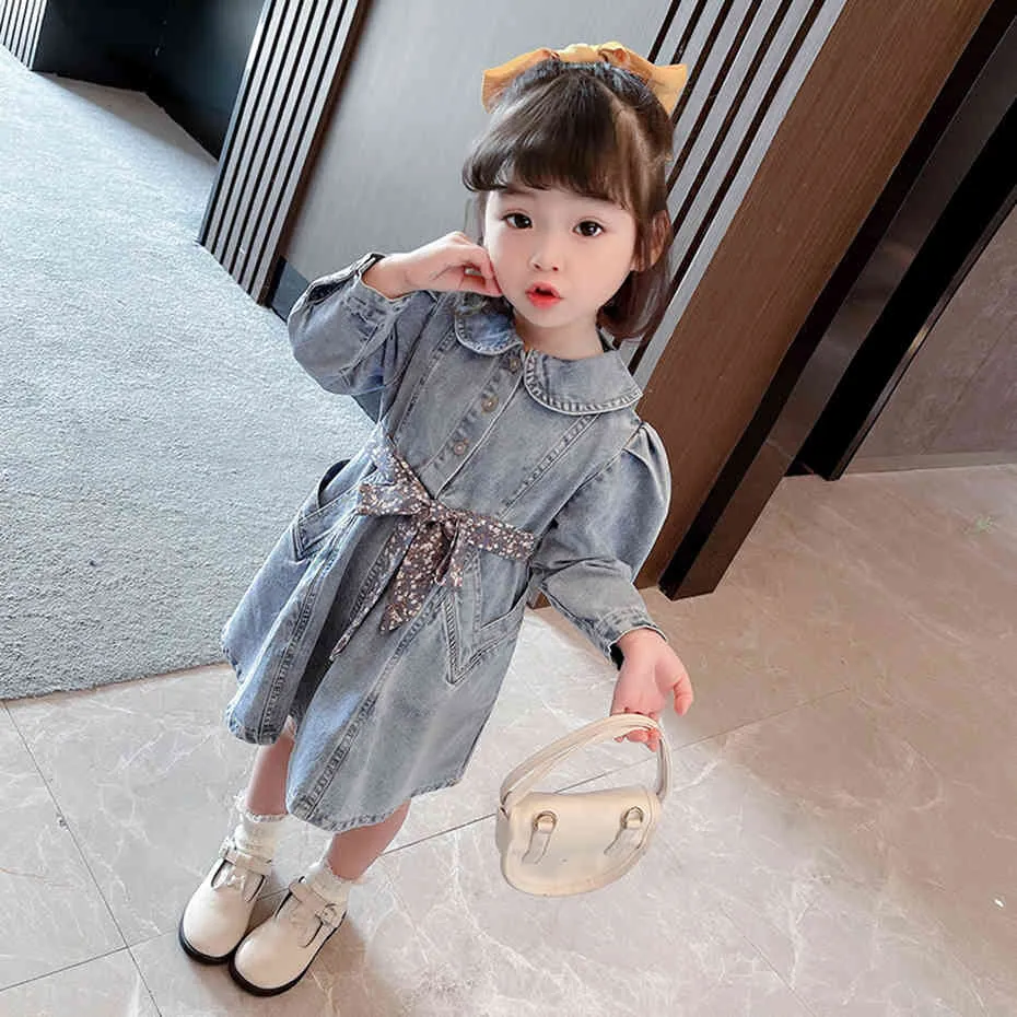 Amazon.com: Rarjuiey Toddler Baby Girls Kids Denim Shirt Dress Long Sleeve  Waist Button Skirt with Belt Casual Spring Fall Outfits (Light Blue, 1-2T):  Clothing, Shoes & Jewelry
