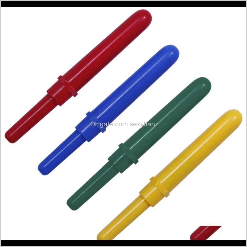 4 pieces 8.2cm steel colorful seam ripper sewing tool stitch thread unpicker hole cutter with plastic cap
