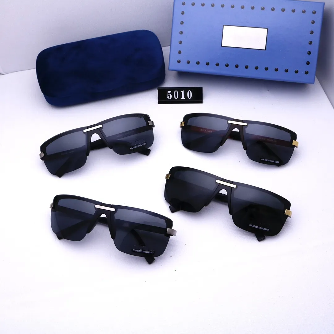 2021 new cross-border sunglasses men`s and women`s street shooting sun glasses tourism polarizing model 5010 with box