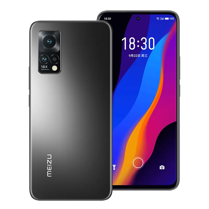 Origory Meizu 18X 5G 휴대 전화 8GB RAM 128GB 256GB ROM Snapdragon 870 Octa Core 64MP AI HDR 안드로이드 6.67 인치 AMOLED 전체 화면 지문 ID 얼굴 스마트 핸드폰