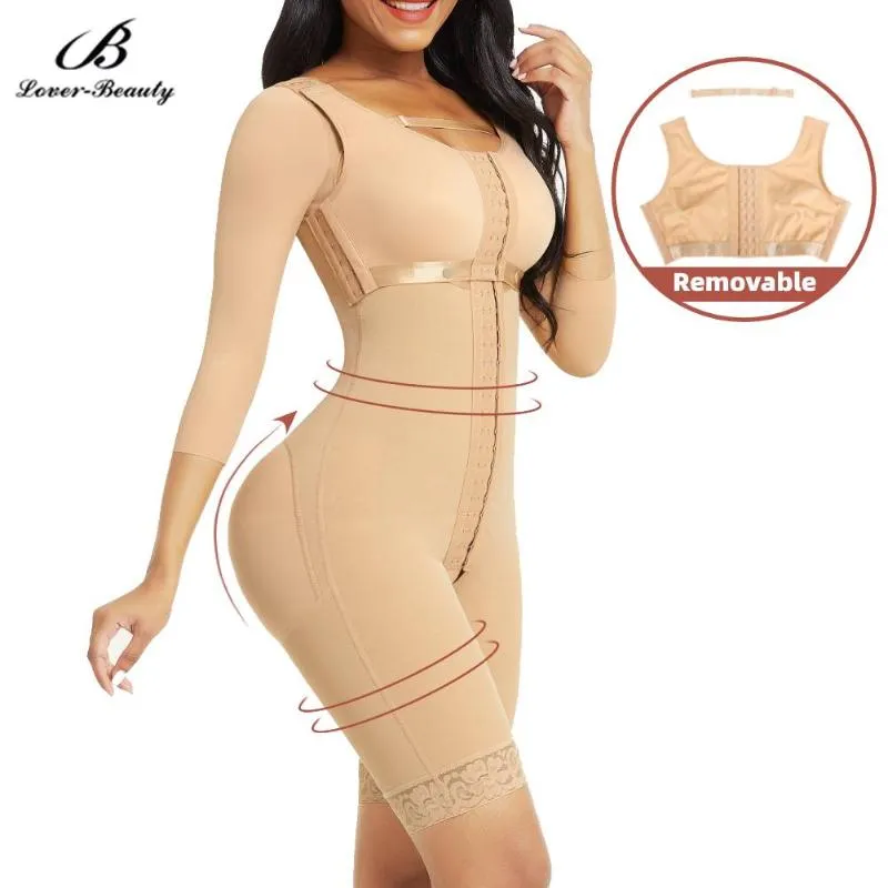 Womens Shapers Lover Beauty Body Shaper Fajas Colombianas Slimming Shapewear  Long Sleeve Bodysuit Arm Waist Trainer Push Up BuLifter From 56,38 €