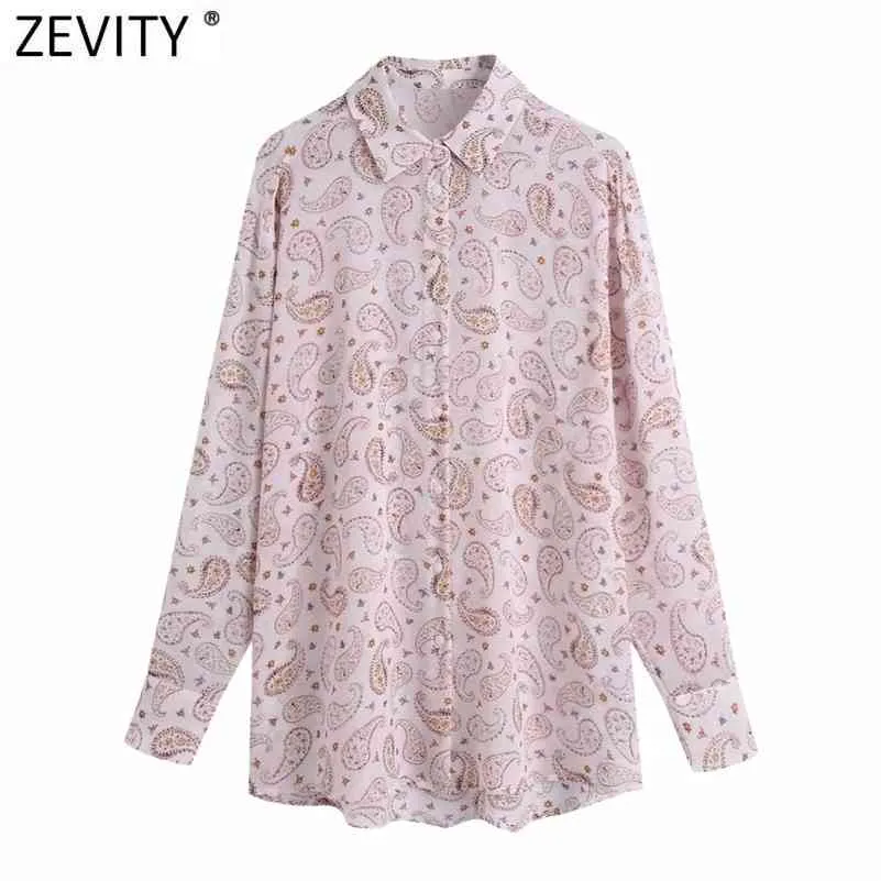 Kobiety Vintage Nerkodi Nuts Drukuj Przezroczysty Szyfonowa Koszula Femme Z Długim Rękawem Casual Bluzka Roupas Chic Chemise Topy LS9194 210416