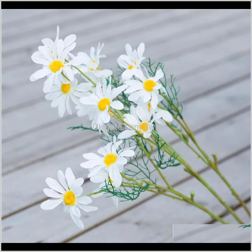 2020 new 5 dutch daisy  small daisy simulation cosmos factory wholesale home decoration dutch daisy silk flower