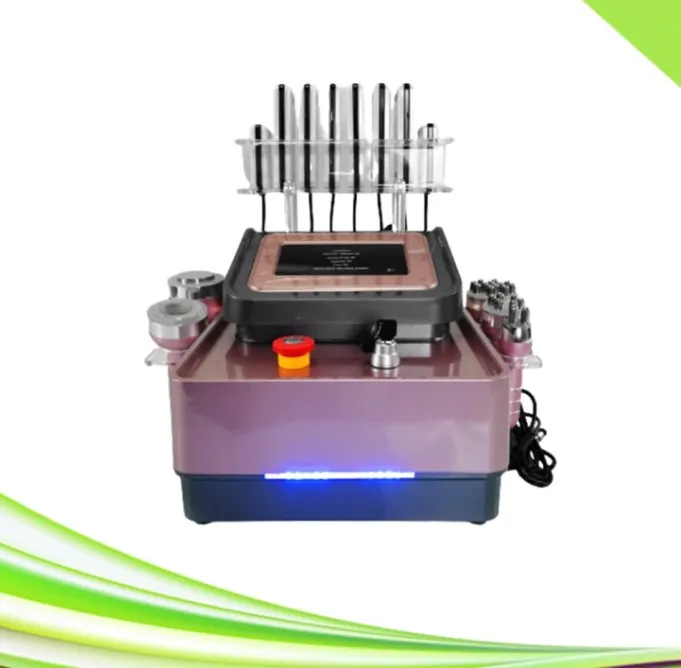 salon spa 6 in 1 vacuum cavitation system slimming laser lipo machine