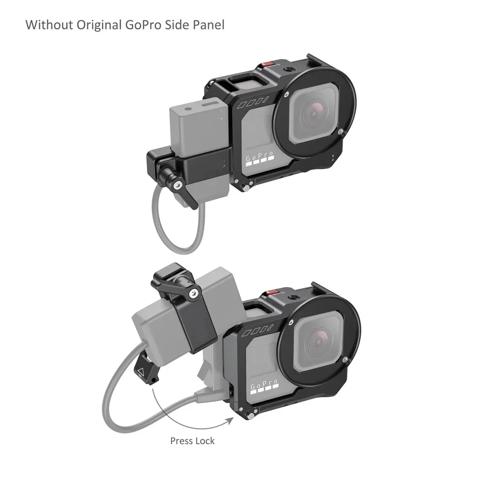 Gopro Hero Black Microphone GoPro Hero Black Vlogging Rig Aluminum