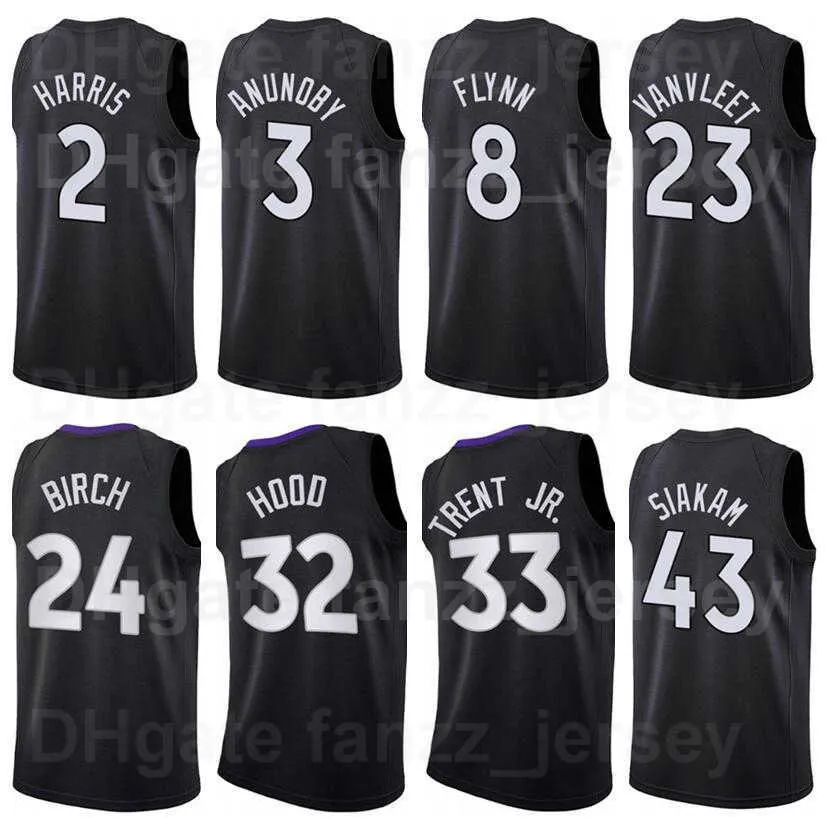 Screen Print Basketball Gary Trent Jr Jerseys 33 Pascal Siakam 43