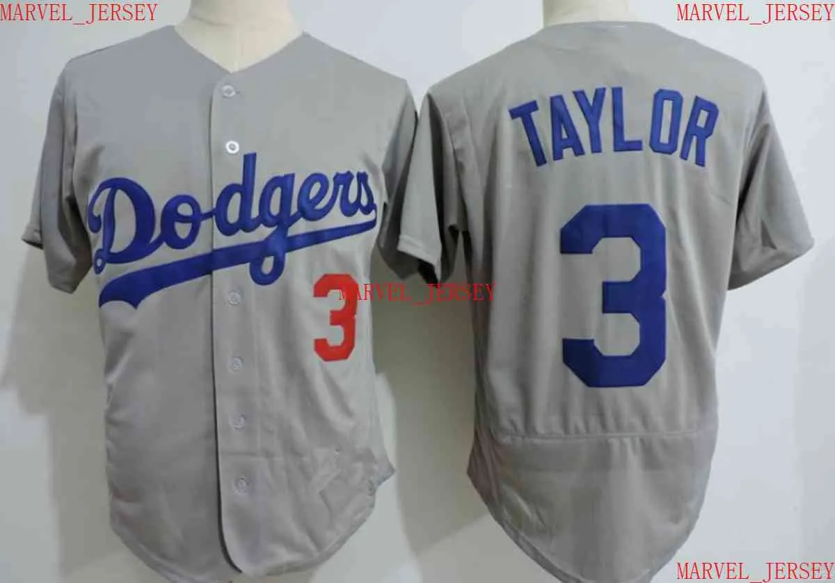 Hombres Mujeres Jóvenes Chris Taylor Camisetas de béisbol cosidas personalizar cualquier número de nombre jersey XS-5XL