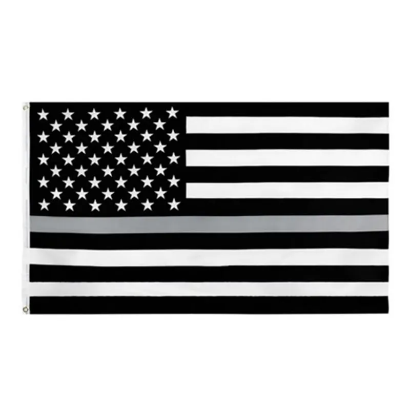 90*150CM American Flags Blue Stripe Police Flag United States Stars USA US Of America