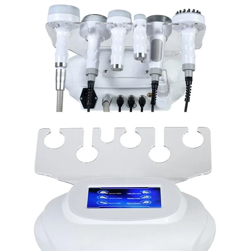 2021 6 in 1 진공 Cavitation 초음파 80K Cavitation 무선 주파수 RF 진공 스킨 케어 마사지 슬리밍 기계 손실 무게 기계