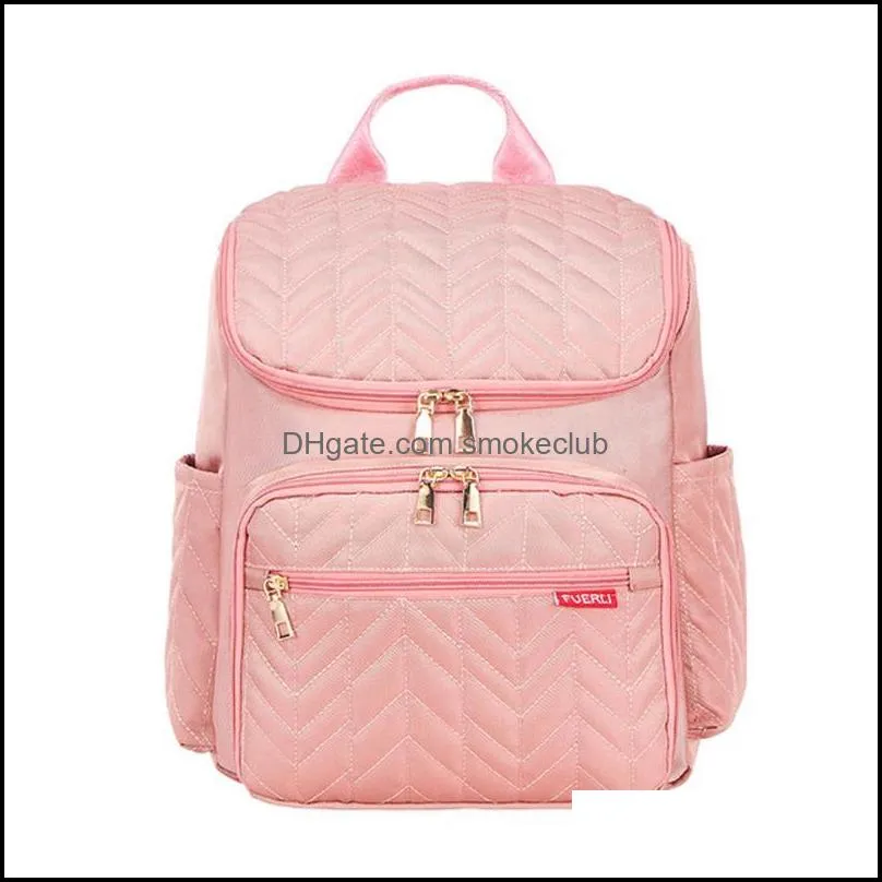 Outdoor Bags Multifunctional Mommy Baby Bag Dry Wet Separation Diaper Backpack Female Ladies School For Teenager