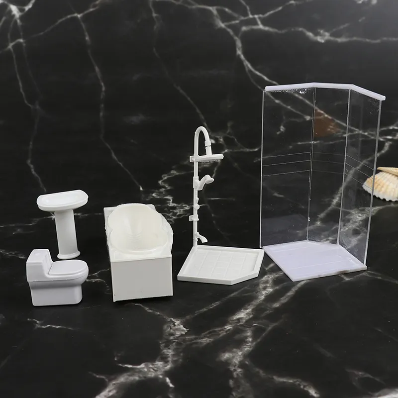 Douche Miniature En Alliage Pour Maison De Poupée – Modèle De Salle De Bain – Échelle 1:12 – Accessoire Déco