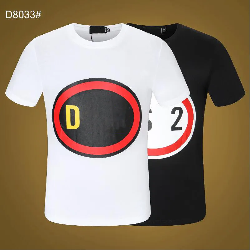 D2 Casual erkek Tasarımcısı Akçaağaç Yaprağı Hip-Hop Polo Gömlek T Shirt Tops Tee Mektubu Baskı Kısa Kollu Beyaz Yaka Yaz Polos M-XXXL Siyah D8033