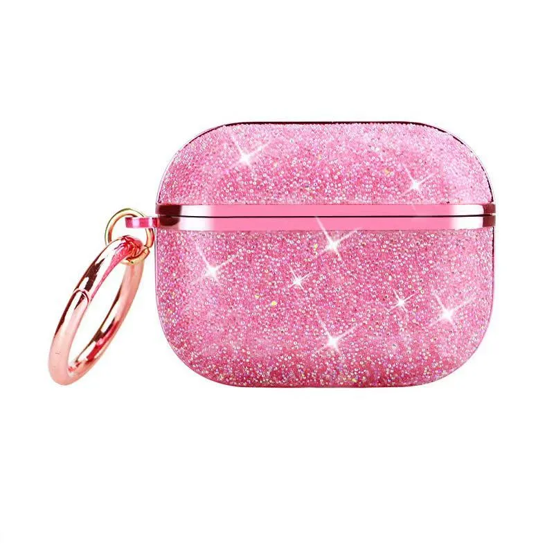 Transparent Orgeous Bubble Candy 3D Diamond Airpods Pro Case Crystal Glitter Rhinestone Słuchawki Bluetooth Case do bezprzewodowej ładowania okładki