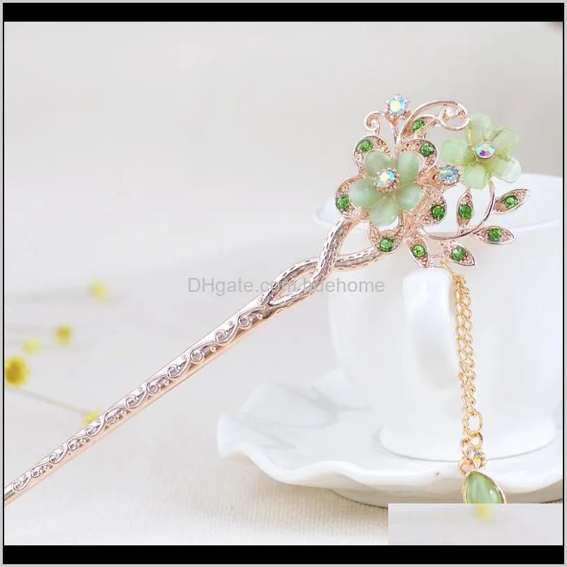 alloy jewelry new product listing 2019 high end top selling woman wholesale custom butterfly hairpins hairgrips