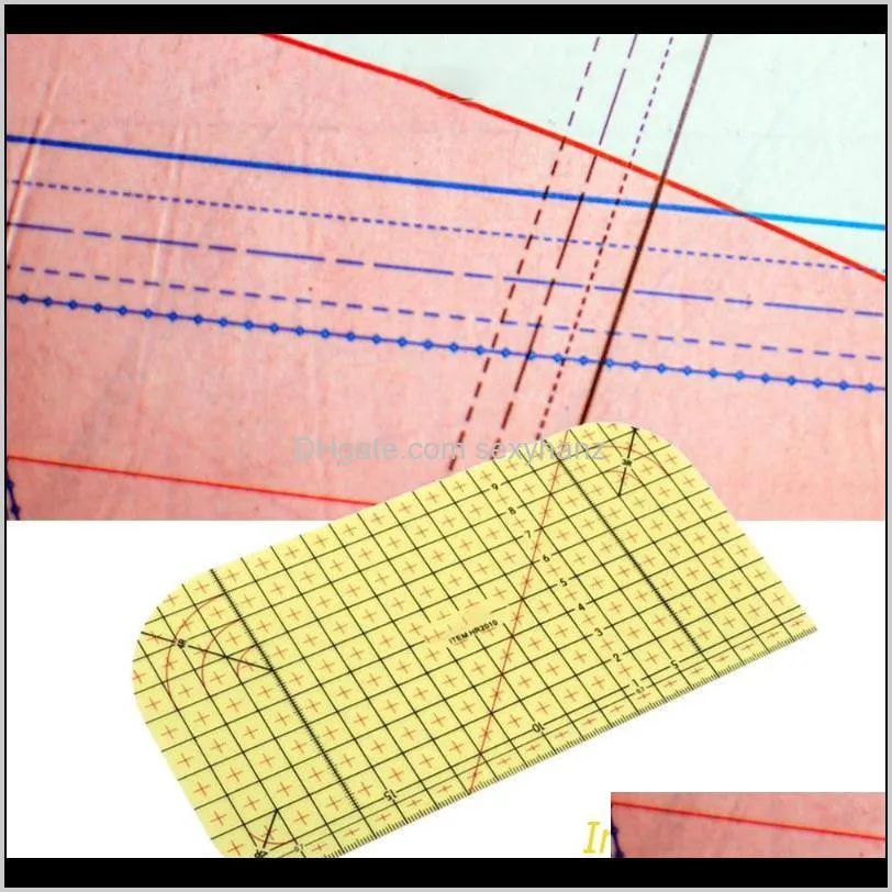 sewing ruler hot ironing measuring ruler diy patchwork sewing tools for clothing making hot perfectly press ironing nxii#