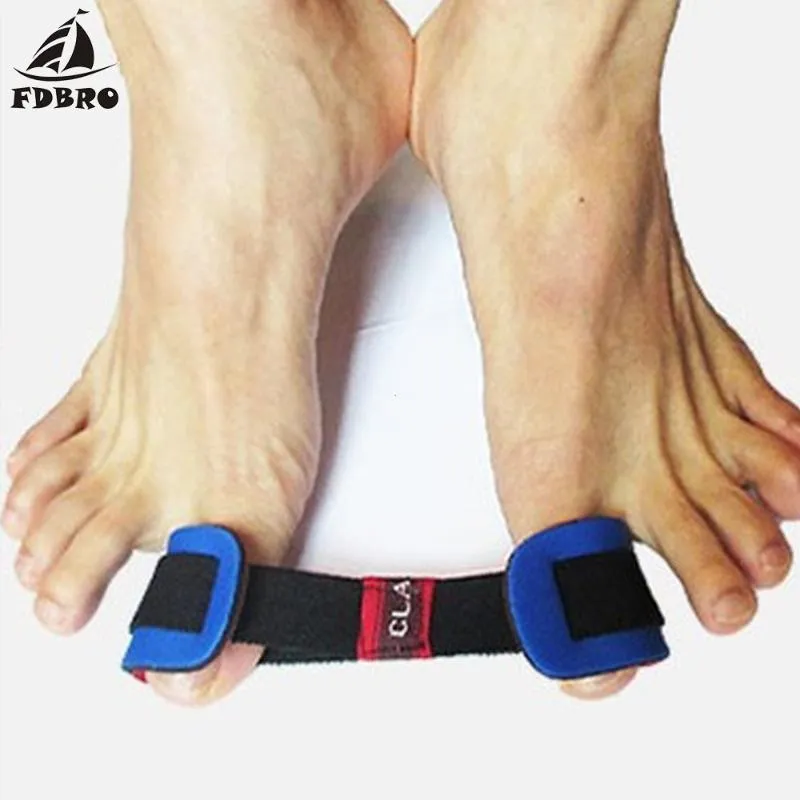 Bandes de résistance FDBRO Fitness pied os pouce entraînement civière entraînement Tension Correction ceinture soin bande bande