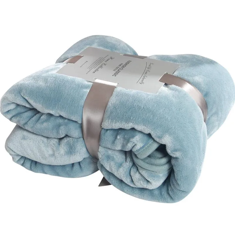 Одеяла зимнее одеяло фланель утолщенные коралловые бархатные кровати лист двойной диван