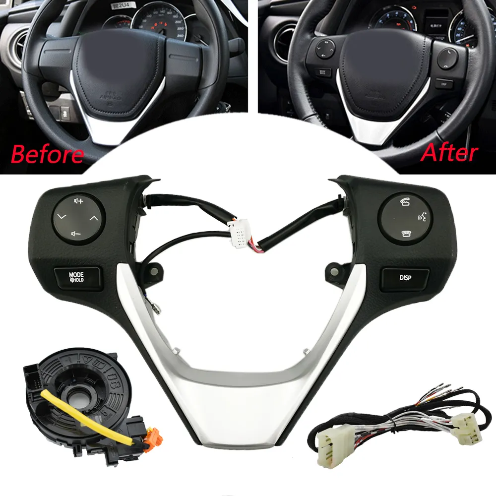 2014 2015 84250 02560 84250 02560 Для Toyota Corolla RAV4 Кнопка Коммутатор  Bluetooth Телефон Рулевое Колесо Audio Control Ремень Рамка От 5 379 руб. |  DHgate