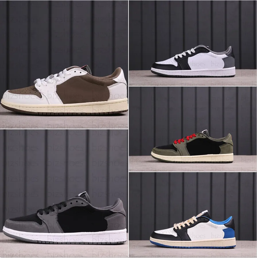 1 Low OG Reverse Mocha Sports Designer Shoes 2022 Stormi Fragment Sail Outdoor Sneakers Cactus Jack designers platform shoe