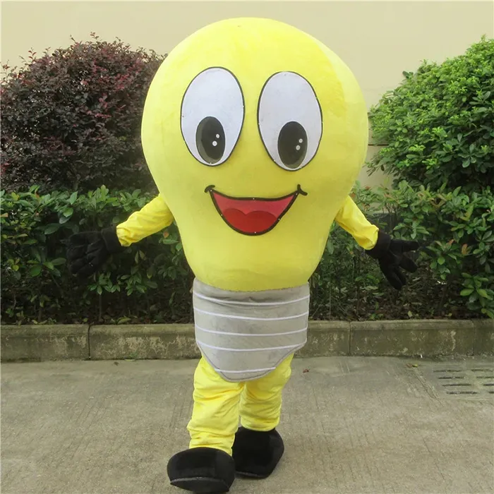 Performance Yellow Light Bulb Mascot Costume... From Wumartstore888,  $170.14 | DHgate.Com