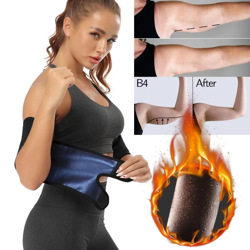 Ellenbogen-Knie-Pads, Schweiß-Arm-Trimmer für Frauen, Fett verlieren, Kompressionsbandagen, Gewichtsverlust, Sauna, schlankere Trainingsbänder, Schlankheits-Körperformer