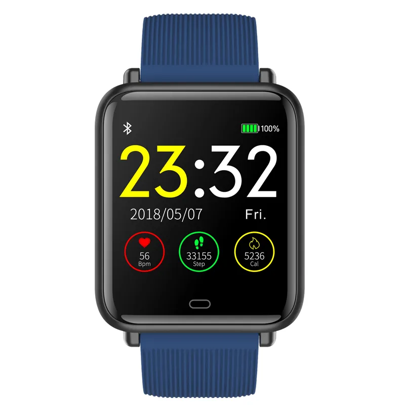 Smart Watch Bluetooth Corpo Monitoramento de Temperatura de Silicone Impermeável