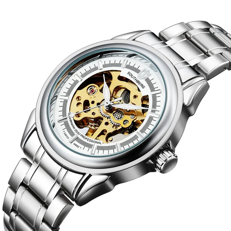 Original Men's Watch Double tourbillon wristwatch Automatic Hollow-out Machine Watch. Men Luminous Waterproof 2021 New design