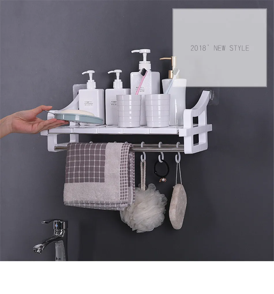 Multi Function Bathroom Storage Rack Wall Mount... From Cong08, $14.16 ...