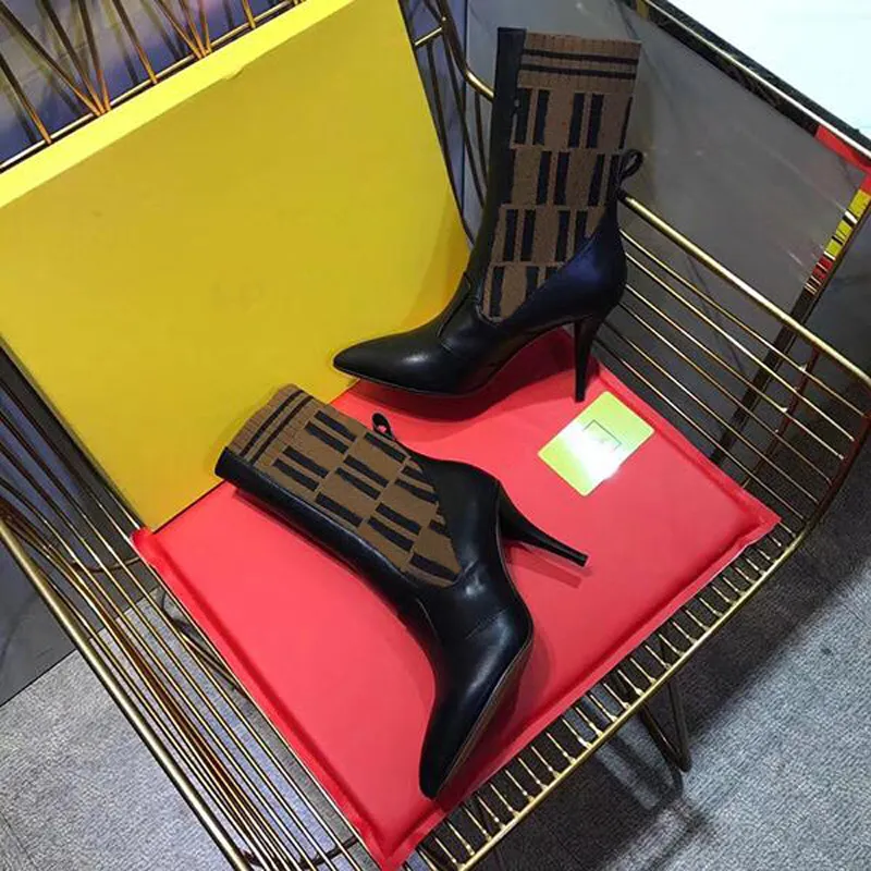 Luxury Womens Outdoor Macys Womens Boots 22 Inch Flat Knit Socks 9.5CM Breathable Stretch Pointed Toe Short Heel 2021 Fashion From Andyshoess 104.56 DHgate.Com