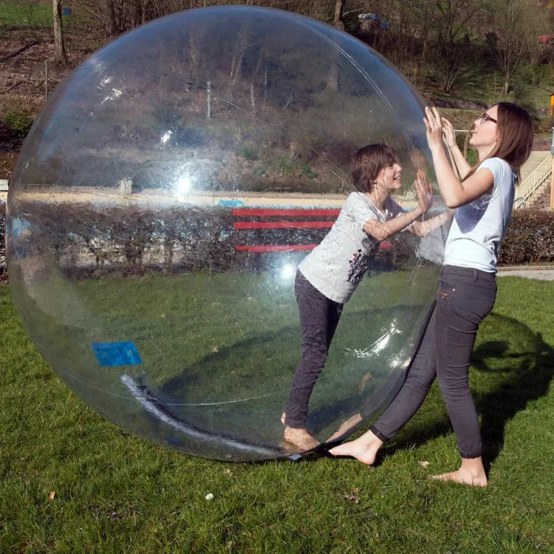 Accessori per piscina 1 8m Rulli d'acqua Gonfiabili che camminano sulla palla per nuotare Galleggianti umani all'interno di Dacing Balloon Running Zorb Ba245S