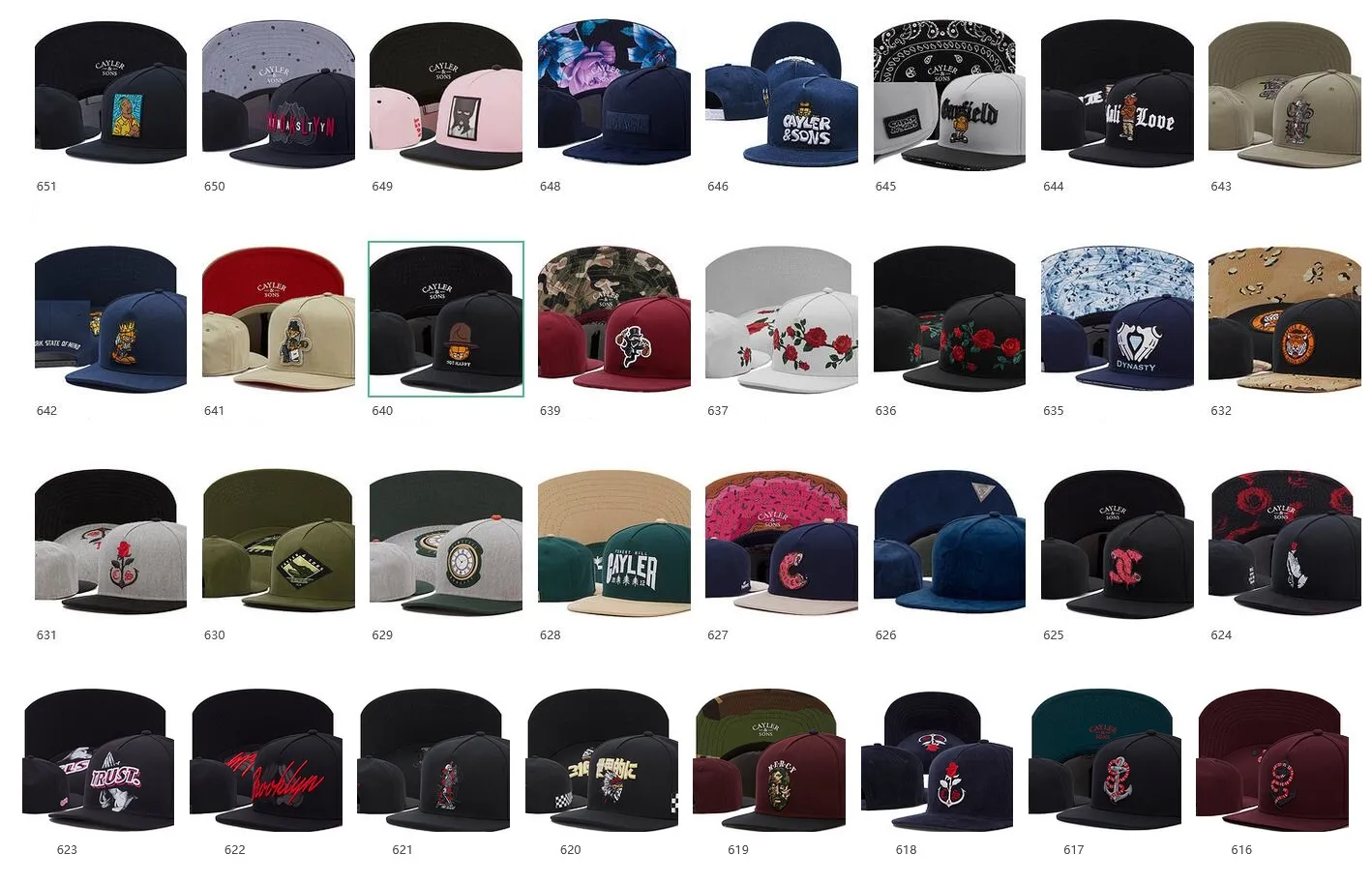 Cayler and Sons gorras snapback hombres gorra de béisbol AJust regalos para papá mujeres moda deportes sombreros moda calle nuevo sombrero de hip-hop