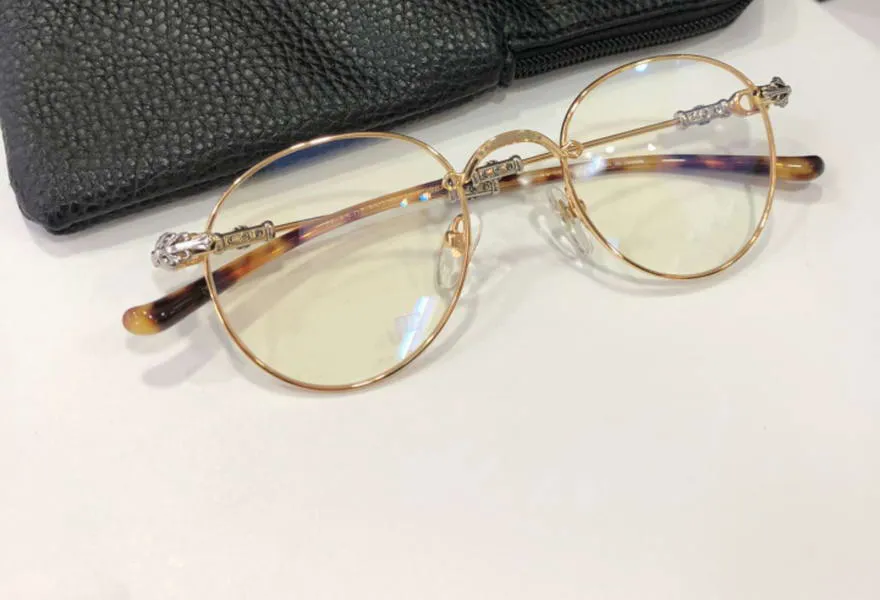 Gold Black Bubba Eyeglasses نظارات الأطر العدسات الواضحة أزياء النظارات الشمسية إطار النظارات الكلاسيكية مع صندوق