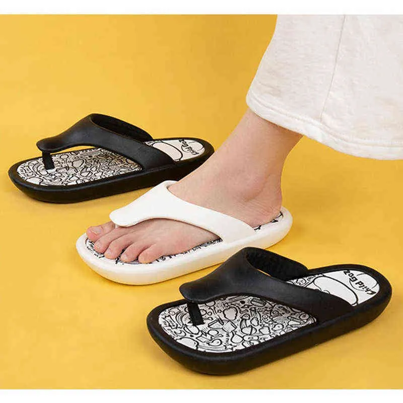 Slippers Tongs D't Semelle paisse Pour Hommes Et Femmes Sandales De Plage Unisexes Confortables Chaussures Dcontractes Pantoufles De Chien 220308