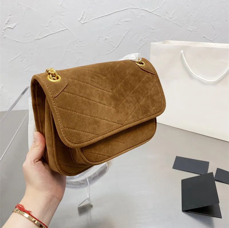 2021 designer bags fashion classic matte leather Niki chain bag two-color cross body Shoulder Bag